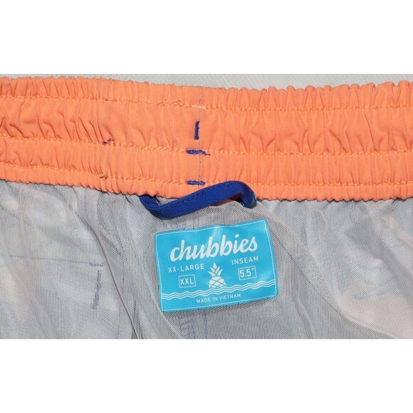Chubbies Men's (The Daddy Sharks) Swim Trunks Size 2XL - 5.5" Inseam - Picture 10 of 10
